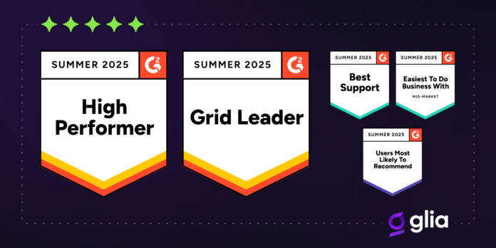 G2 Summer Report: Glia’s Customer Praise Brings the Heat